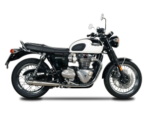 Exhaust Trumpet Muffler Stainless Steel Triumph Bonneville Stainless Steel, 2, nordicamoto.ro
