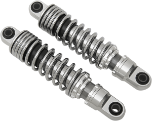 Premium Ride-height Adjustable Shocks Black, Chrome, 2, nordicamoto.ro