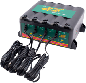 Charger Station Battery Tender® 12v 22.3 X 17.8 X 8.9cm 1.25a 4-bank Black Black