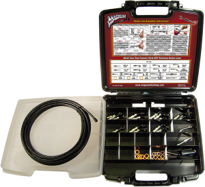 Byo® Build-your-own Dot Brake Line Deluxe Kit Black