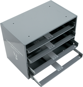 Storage Drawer Rack 20 1/4(r) W X 15(r) H X 12 1/2(r) D Large Gray Gray