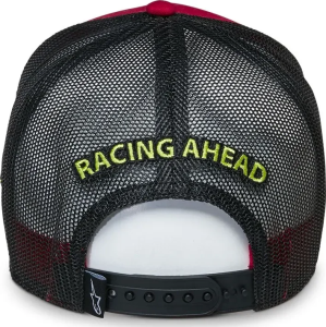 Alpinestars Exceed Trucker Hat Red  ONE SIZE, 2, nordicamoto.ro