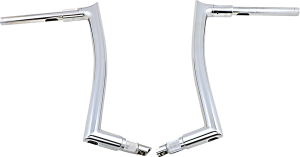 1-1/2(r) Ez Install Pointed Top Handlebar Silver, 5, nordicamoto.ro