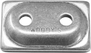 Angled Double Digger® Backing Plates Silver, 1, nordicamoto.ro