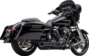 Turn Out 2-into-1 Exhaust System Black, 3, nordicamoto.ro