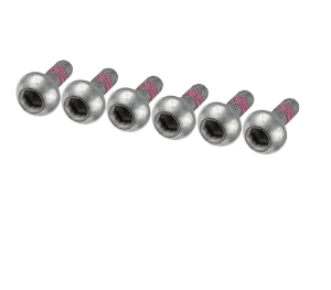 Brake Rotor Bolt Set Silver, Stainless Steel