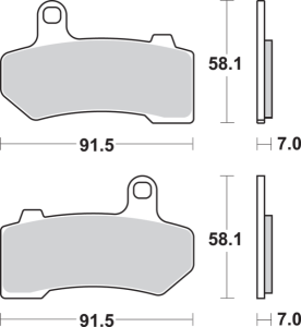 Sintered Metal Harley/buell Brake Pads