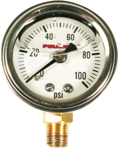 Oil Pressure Gauge White, 1, nordicamoto.ro