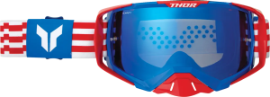 THOR Activate Patriot fehér/piros/kék szemüveg, EGY MÉRET, 1, nordicamoto.ro