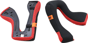 Sm5 Helmet Cheek Pad Gray, Red, 1, nordicamoto.ro