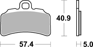 Rsi Offroad Racing Sintered Brake Pads