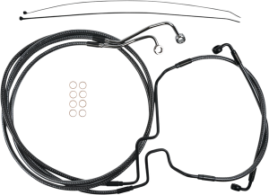Karbonfibr Lower Brake Line Silver, Carbon Fiber, Karbonfibr