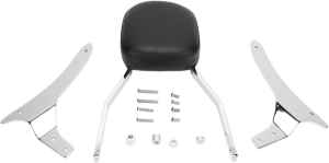 Square Sissy Bar Kit Chrome, 1, nordicamoto.ro
