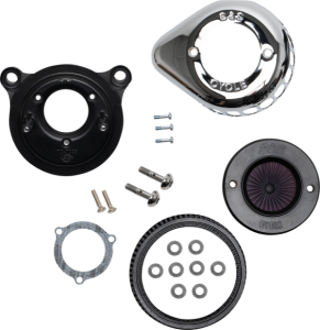 Air Stinger Air Cleaner Kit Silver, 2, nordicamoto.ro