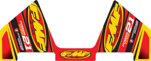 Fmf Exhaust Replacement Decal Black, Gold, Yellow, 1, nordicamoto.ro