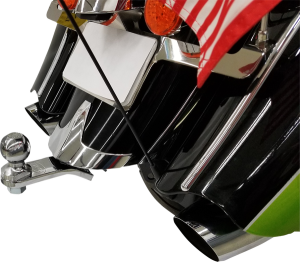Hidden Trailer Hitch Black, 3, nordicamoto.ro