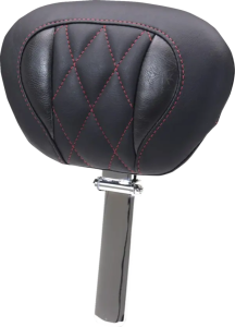 Deluxe Touring Driver Backrest Black, 1, nordicamoto.ro