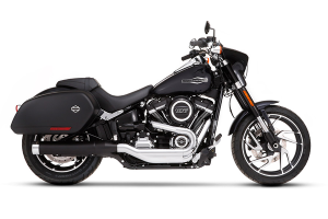 Muffler Slip-on 4(r) For Softail Sport Glide Black, 3, nordicamoto.ro