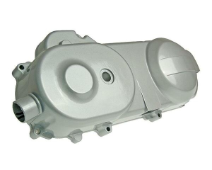 Crankcase Cover For 10(r) Wheel, 669mm Drive Belt - Silver For Gy6 50cc