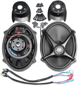 Rokker® Speakers For Boom Saddlebag Lid Kits Black, 1, nordicamoto.ro