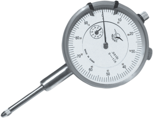 Dial Indicator Gauge Silver, White, 1, nordicamoto.ro