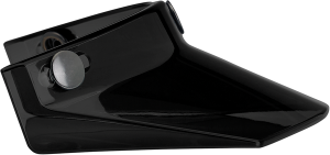 3-snap Moto Helmet Visor Black