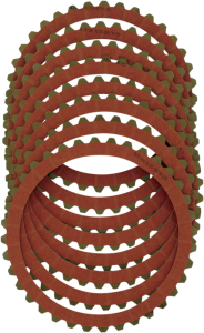 Red Eagle Organic Clutch Friction Plate Set Red