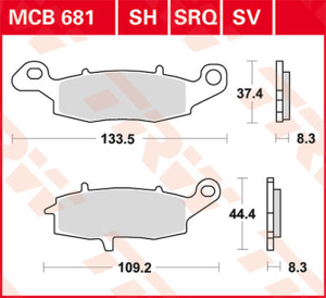 All Round Ceramic Brake Pads