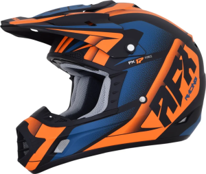 Fx-17 Force Offroad Helmet Matte Black/orange/blue X-large Blue, Multi, Orange XL, 1, nordicamoto.ro