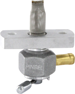 Power-flo Hex Fuel Valve Silver, 1, nordicamoto.ro