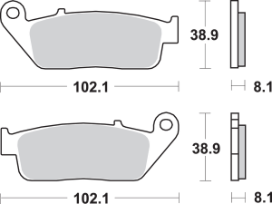 Brake Pad Car/cer, 3, nordicamoto.ro