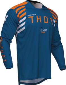 Tricou Enduro Thor Launchmode Zone Blue S, 5, nordicamoto.ro