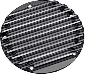 Derby Cover Black, Gloss, Powder-coated, 3, nordicamoto.ro