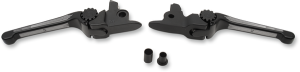 Anthem Adjustable Lever Set For Harley Models Black