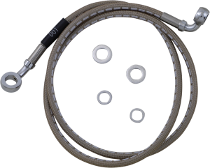 Stock Length Front Brake Line Kit Silver, 1, nordicamoto.ro
