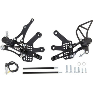 Rearset/footrest Black, Anodized, 3, nordicamoto.ro