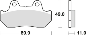 TRW organikus első/hátsó fékbetétek a következő modellekhez: HONDA CBR 600 / XL 600 V '87–'90 / CX 650 / TURBO '83–'85 / CB 750 / CB 900 BOLDOR '81–'83 / VT 1100 '87–'93 / GL 1200/1500 '84–'00, nordicamoto.ro