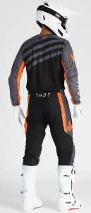 Tricou THOR Launchmode Vented Raid Black/Gray XL, 4, nordicamoto.ro