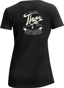 Tricou Dama Thor Thunder Black L, 3, nordicamoto.ro