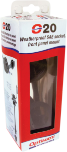 Sae Panel Mount Socket Black, 4, nordicamoto.ro