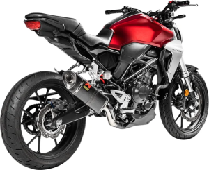 Akrapovic Slip-on CF/CF CB300R S-H3SO7-APC végcső, nordicamoto.ro