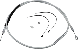 High-efficiency Braided Sterling Chromite Ii® Clutch Cable Silver