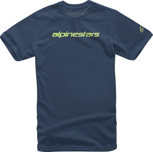 Tricou Alpinestars Linear Wordmark Navy XL, 2, nordicamoto.ro
