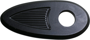 Fender Struts Rear Turn Signal Adapter/cover Plates Black, 4, nordicamoto.ro