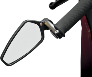 Arrow Bar End Mirror Anodized Black, 1, nordicamoto.ro