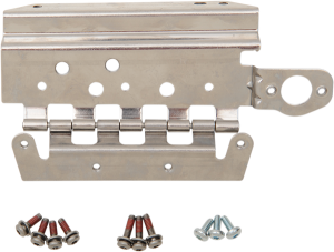 Replacement Saddlebag Lid Hinge Kit Silver