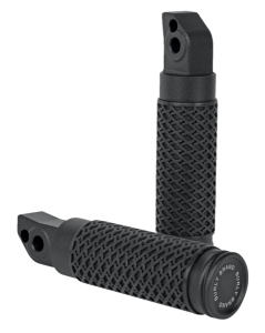 Slash Cut Footpegs Black