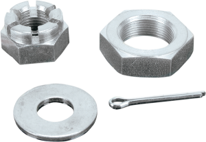 Axle Nut Kits Silver