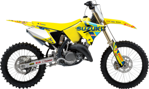 Blackbird Racing Replica Team Suzuki Ksrt 2022 Graphics Kit With Seat Cover Blue, Yellow, 2, nordicamoto.ro