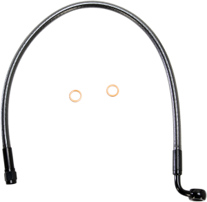 Designer Series Dot Abs-specific Upper Brake Line Kit Black, Black Pearl, 1, nordicamoto.ro
